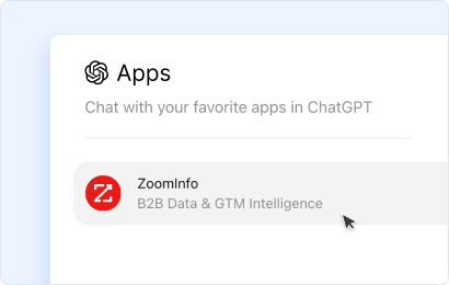 ChatGPT connector screenshot